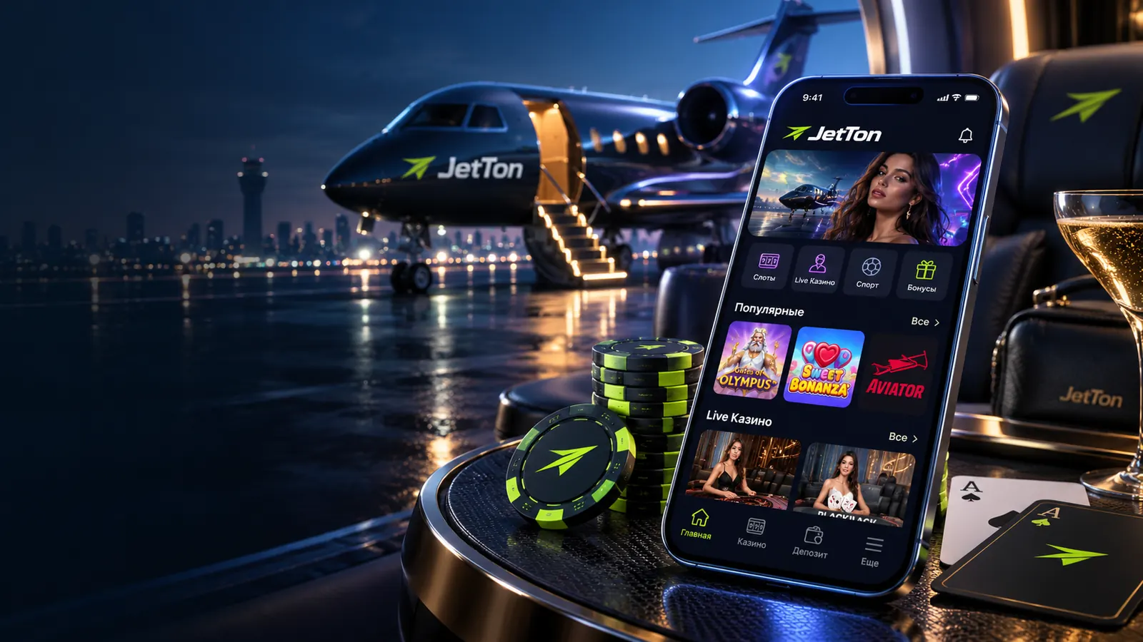 Приложение JetTon